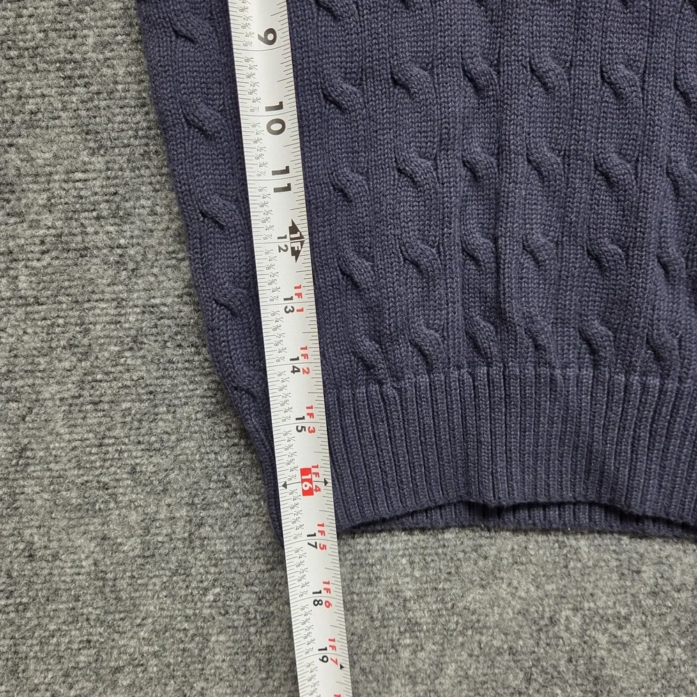 Polo Ralph Lauren Cable Knit Vest Boys 4 4T Blue Sleeveless Preppy Casual